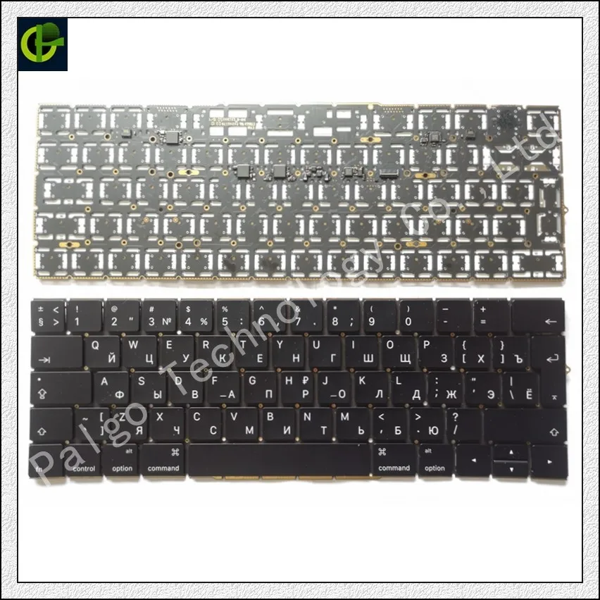 Русская клавиатура с подсветкой для ноутбука Macbook Retina 13 дюймов A1706 и 15 A1707 RU |
