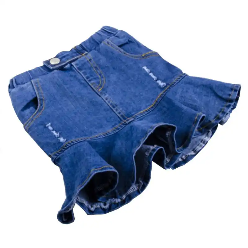 children's long denim skirts