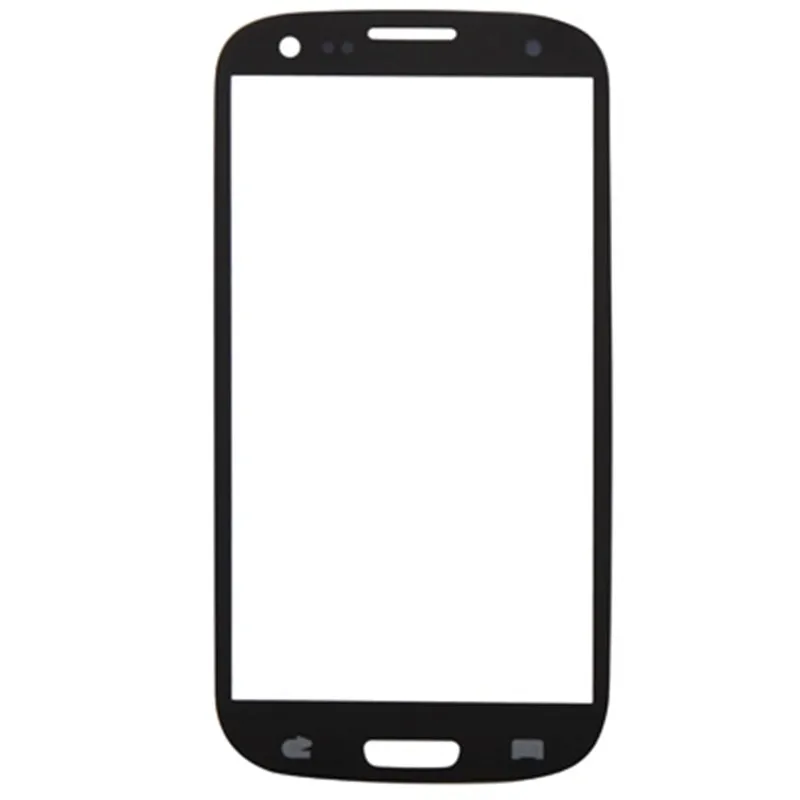 Оригинальная передняя Экран внешний Стекло объектив для Galaxy SIII/i9300