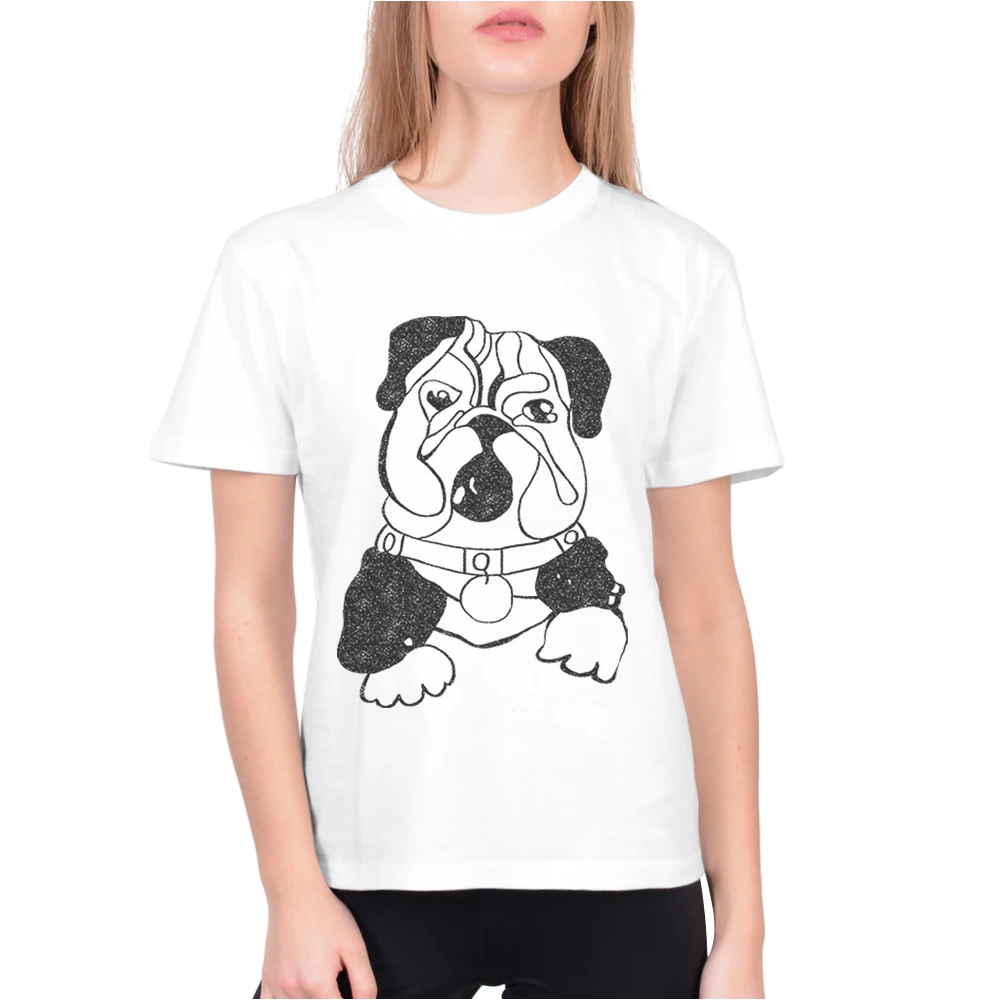 

Sharpei Print Female T Shirt Harajuku T-Shirts Woman Hot Sale Summer Short Sleeve Casual Clothing Punk Tee Tops Streetwear Women