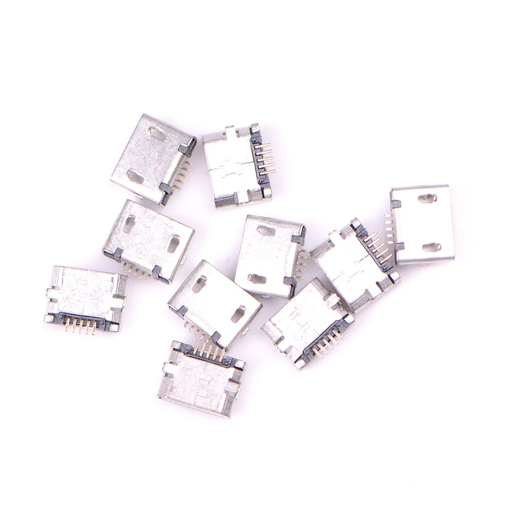 

10pcs G18 Micro USB Type B Female 5Pin SMT Socket Jack Connector Port PCB Board Charging