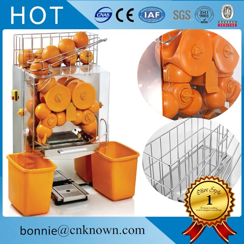 US $1.100.01 Commercial Orange Juicer Electric Squeezed Fruit Juice Machine free shipping