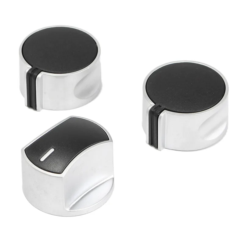 Metal Silver Universal Gas Stove Knobs Cooker Oven Hob Kitchen Switch Control Newest 168 button/302 button/302C button | Обустройство