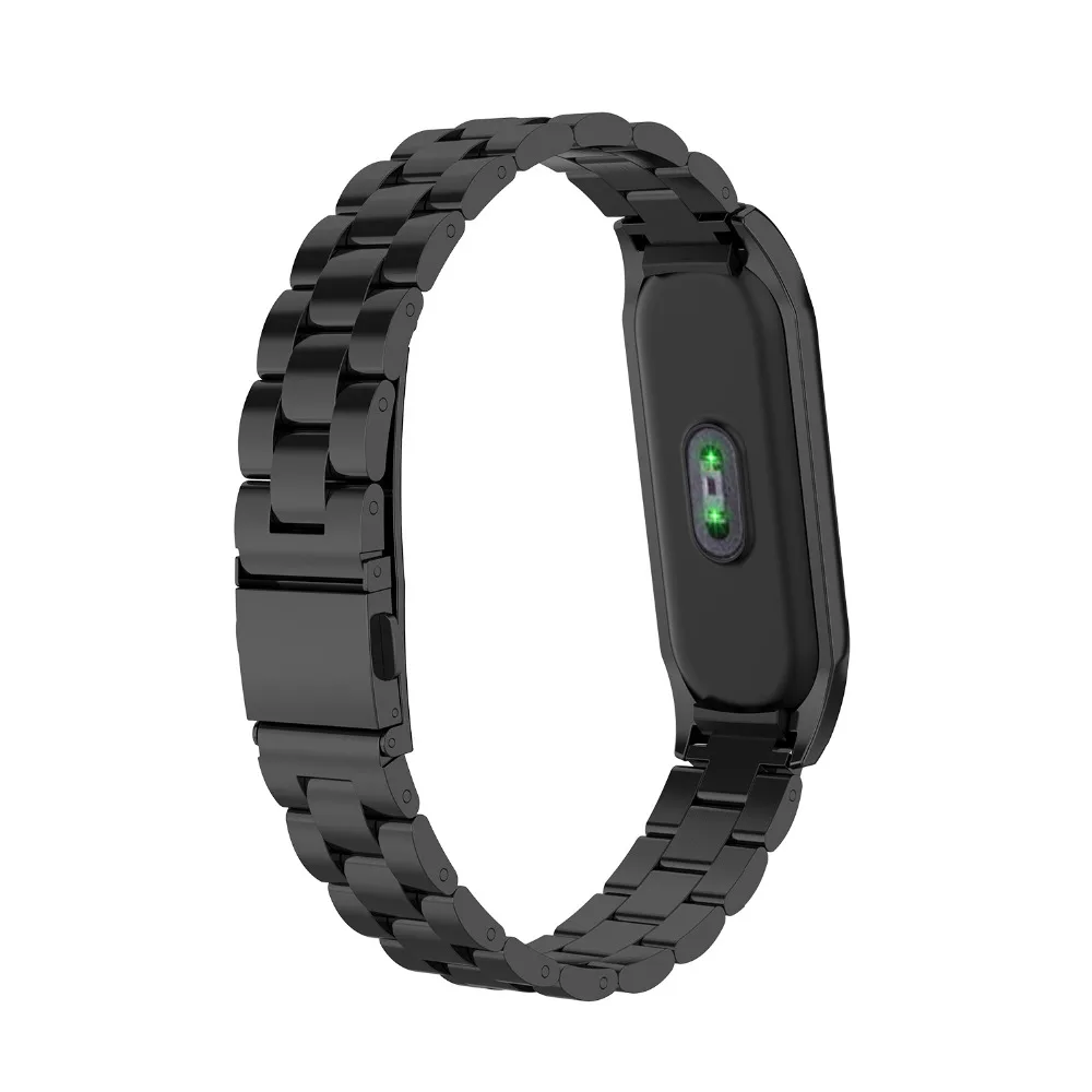 Ремешок из нержавеющей стали для xiaomi mi band 3, металлический ремешок для часов, умный Браслет mi band 3, сменные ремешки для часов mi 3