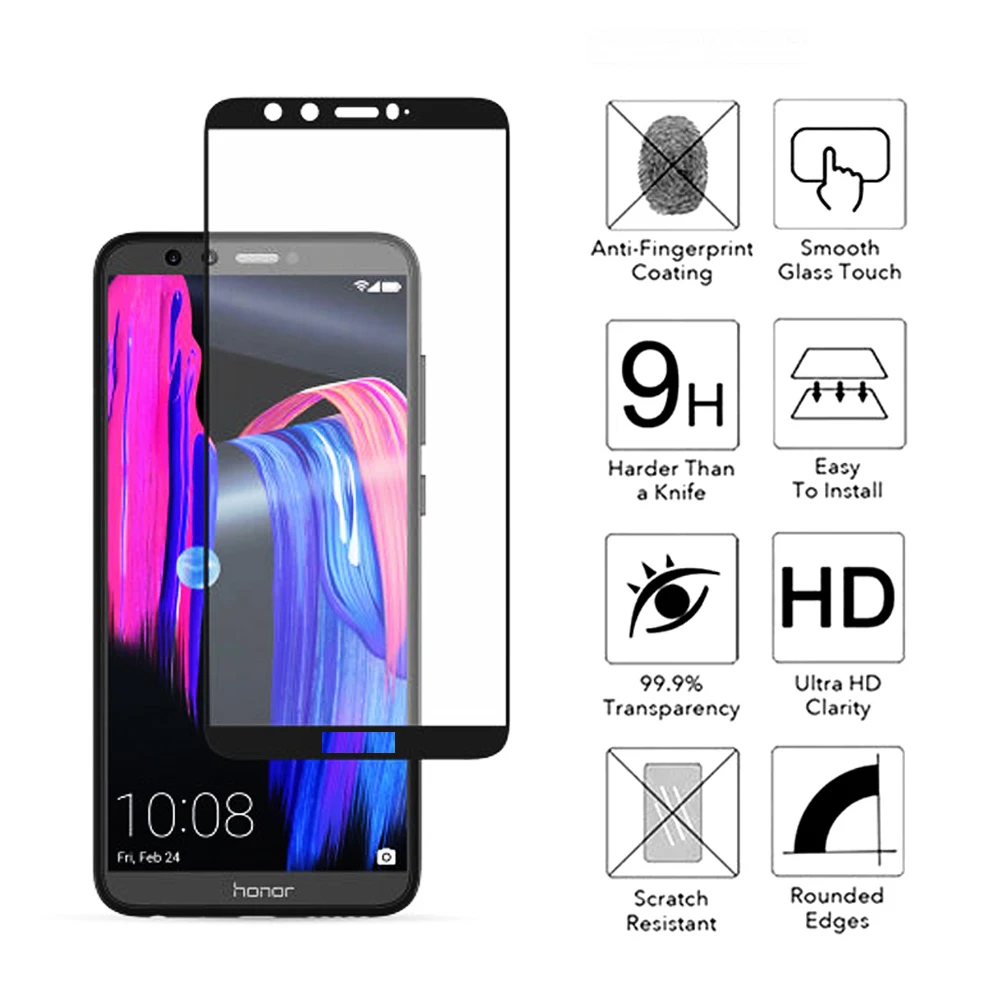 Защитное стекло для Huawei Honor 8 9 Lite P8 P9 2017 пленка защиты экрана чехол Honor9 8lite lite
