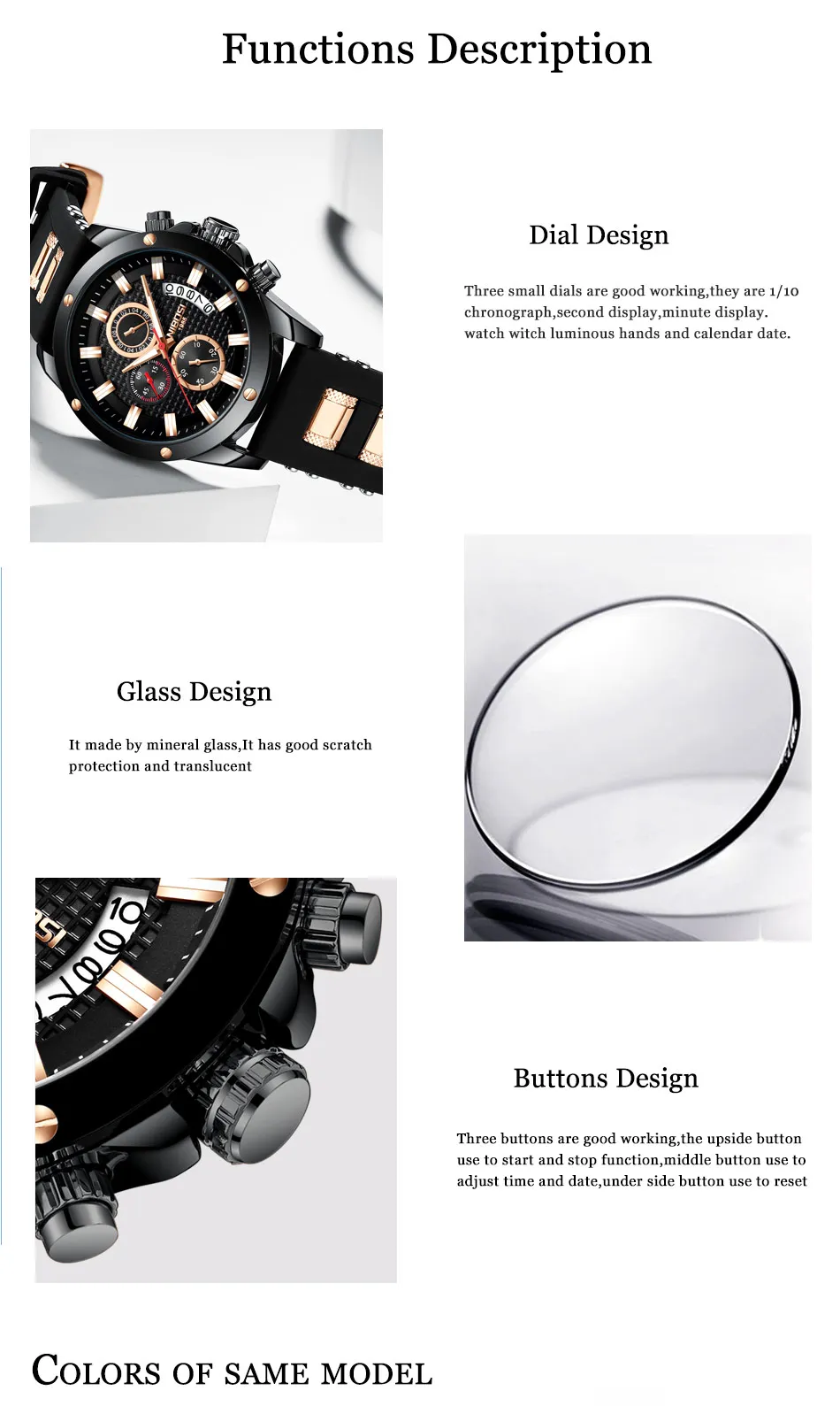 NIBOSI Sport Watches For Men Watch Military Army Clock Men Waterproof Silicone Strap With Date Relojes Deportivos Hombre 2018    (5)