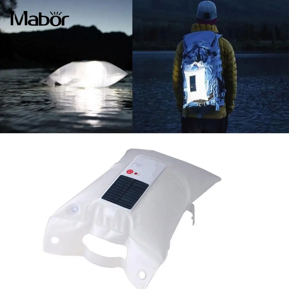 

Multi-Function Solar Power Inflatable Lamp Camping Light Lantern Emergency Light Travel Survival LED Bright 3W 1000LM