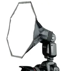 Универсальный 30 см Складная Octagon вспышки софтбокс Speedlite диффузор фото Studio Аксессуары для Canon Nikon sony