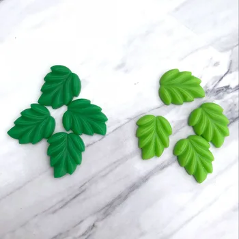 

20pcs/lot flat back resin leaves DIY resin cabochons accessories