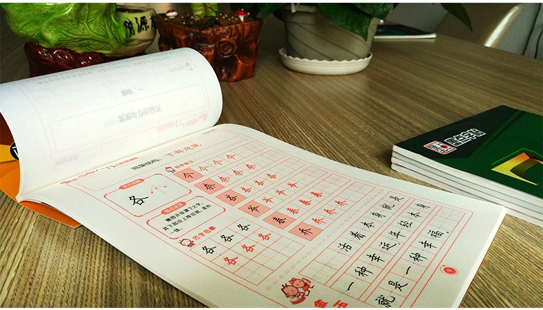 5 шт. 7 дней учиться очередной сценарий/3500 слов kaishu начало работы kaishu базовых упражнений тетрадь для начинающих