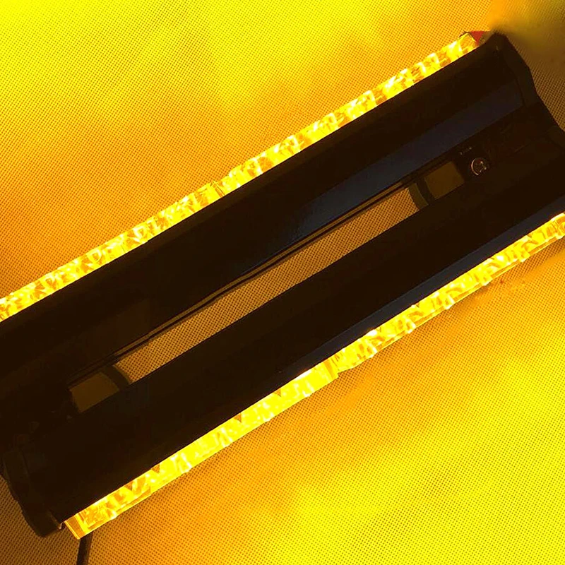

Amber Double-sided 72W 24 LED Car work Light Bar Signal recovery warning Strobe