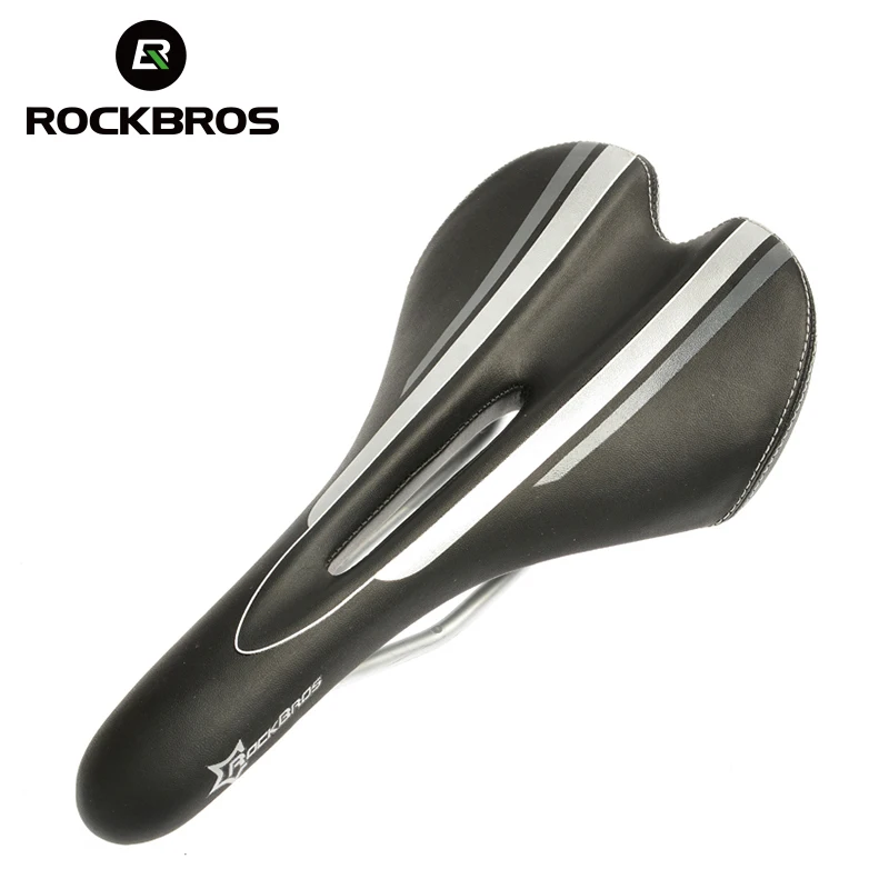 

ROCKBROS Cycling Bicycle Saddle Road Bike MTB Seat Steel Rail Hollow Cycle Seats Ultralight Saddles