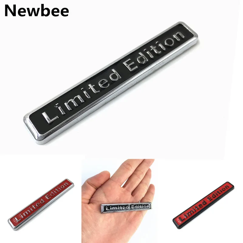 

Newbee Metal 3D Limited Edition Sticker Car Styling Emblem Badge Motorcycle Decal for Suzuki Honda Kawasaki Audi Benz BMW Ford