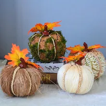 Домашний Декор для дома на осень, на День Благодарения, украшение для дома, тыква, деревенская Тыква