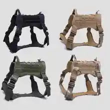 Армейский тактический жилет для собак военный тренировочный жилет для собак Одежда для охоты Molle жилеты для собак регулируемые для спорта на открытом воздухе Пешие прогулки