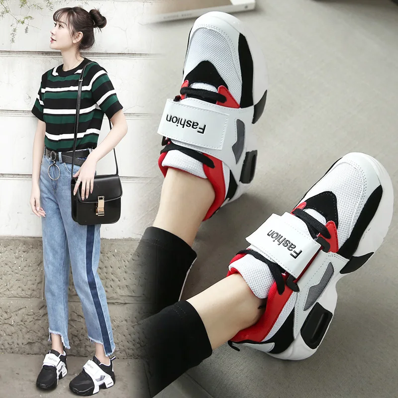 

Spring and Autumn Harajuku NET shoes large size women's shoes 40 plus fertilizer 41 widened 42 increased 43 non-slip 44 big feet
