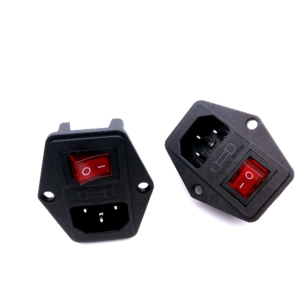 Wire U0026 Cable Connectors 3pcs Inlet Module Plug Male Power