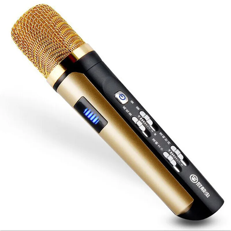 Itek New Handheld Portable Audio Condenser Microphone KTV Karaoke Mobile Phone Recording Microphones for iPhone Android