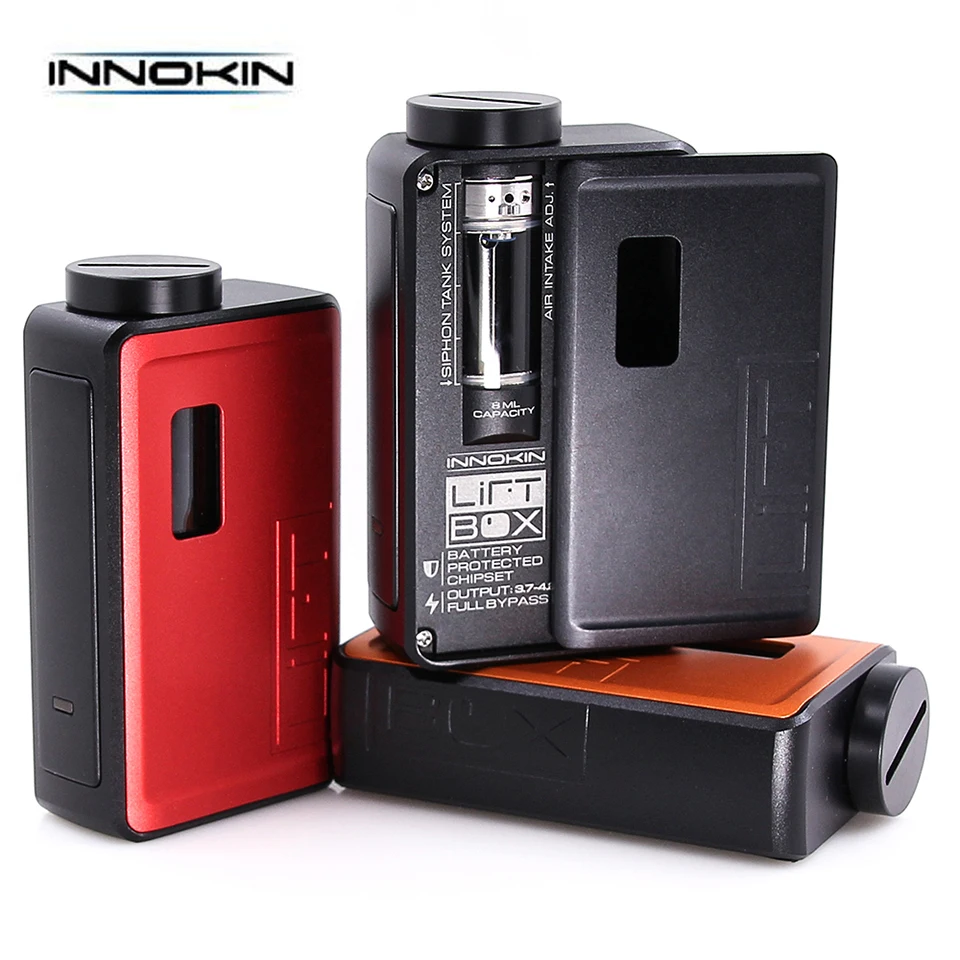 Оригинал Innokin liftbox бастион squonk поле mod с лифтом сифон 8 мл встроен стакан БАК 18650