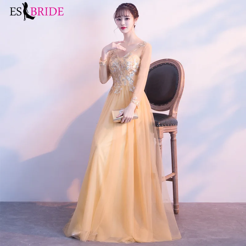 

Vestidos de fiesta de noche Fashion Women Elegant Evening Dresses Formal Special Occasion Party Evening Dresses Plus Size ES1436