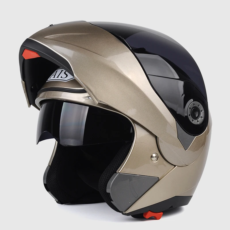 New DOT Sticker Flip Up Modular Helmet Dual Lens Racing Motocicleta Casco Men's Women's Motorcycle Helmet - Color: b2