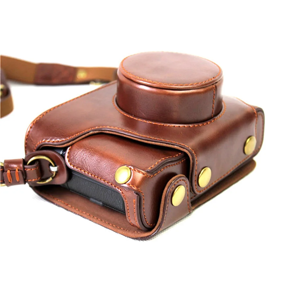 NEW Retro Luxury Leather Camera Video Bag PU Ather Body Case for Fujifilm X100F Fuji X100F