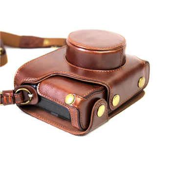 

NEW Retro Luxury Leather Camera Video Bag PU Ather Body Case for Fujifilm X100F Fuji X100F Digital Camera (Black/Coffee/Brown)