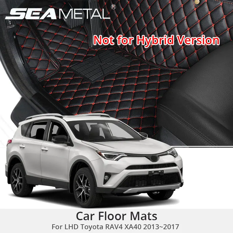 Для LHD Toyota RAV4 IV XA40 2017 2016 2015 2014 2013 автомобильные коврики RAV-4 чехлы стильные кожаные