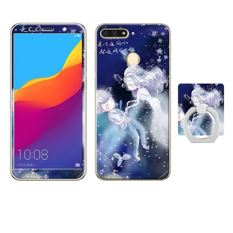 Huawei Y6 2018 honor 7A pro enjoy 8e case cover glass screen protector (21)