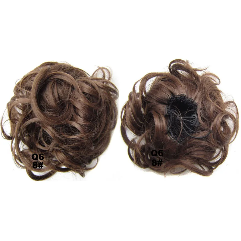Jeedou Synthetic Curly Hair Chignon Bun Pad Rubber Band 60g Chic and Trendy Hottest Hair Trends Hairpieces Jeedou Synthetic Curly Hair Chignon Bun Pad Rubber Band 60g Chic and Trendy Hottest Hair Trends Hairpieces