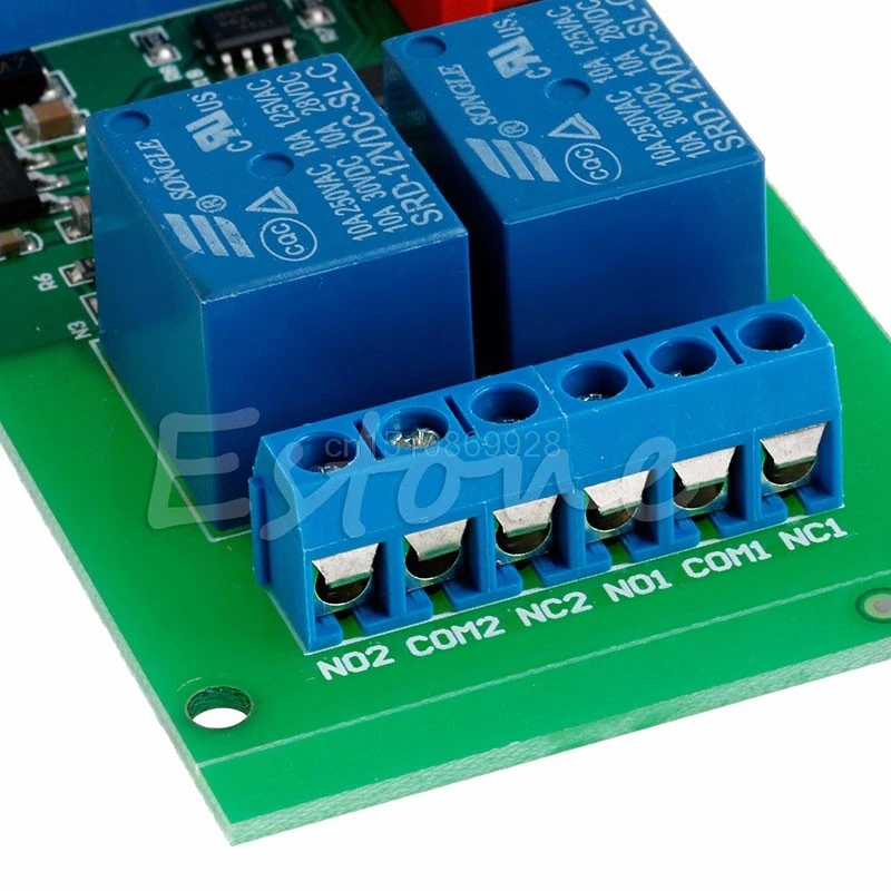 1 шт. 2 канала RS485 релейная плата Modbus RTU в DC 12 В Модуль командного переключателя PLC мотор