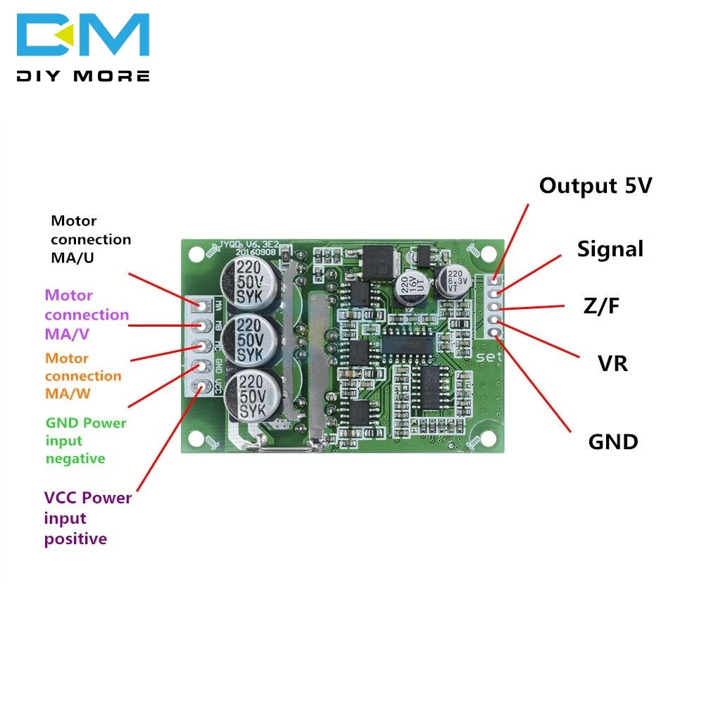 DC 12 V-36 V 500W PWM бесщеточный контроллер двигателя управления Холлом мотор балансировка автомобильный сбалансированный BLDC автомобильный контроль водителя