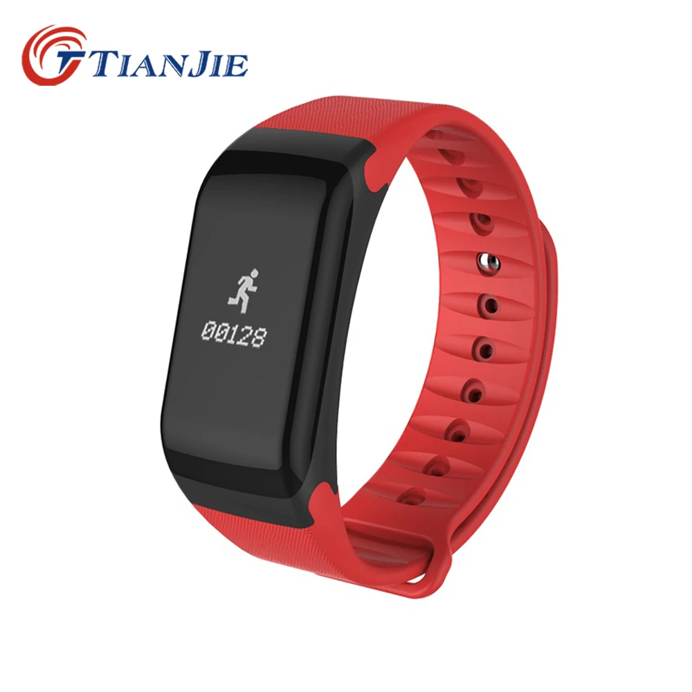

TIANJIE F1 waterproof Bluetooth Heart Rate Monitor blood pressure smart bracelet wrist band for huawei iPhone smartphone