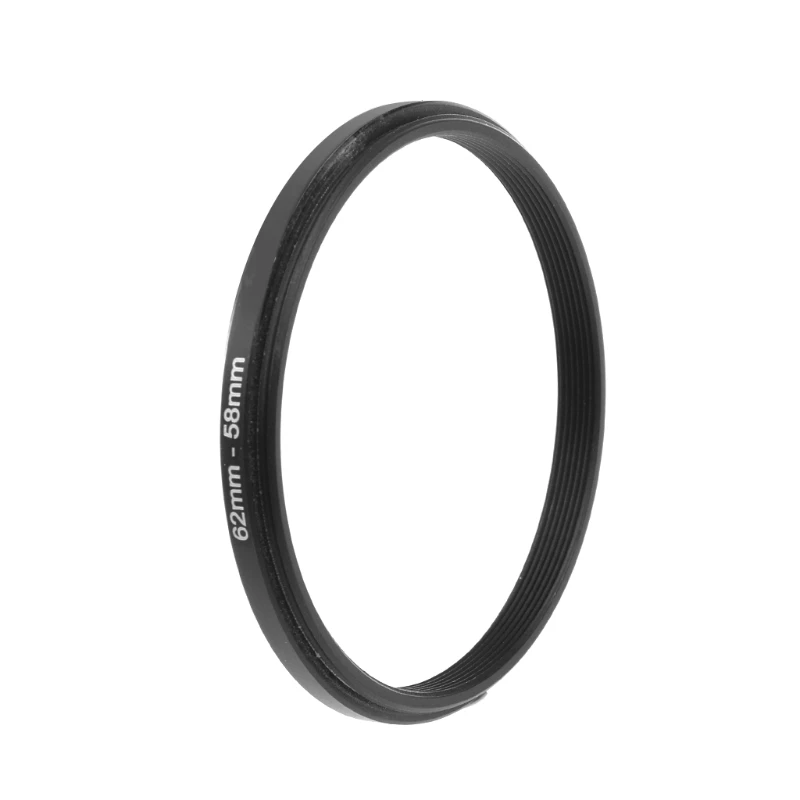 62mm To 58mm Metal Step Down Rings Lens Adapter Filter Camera Tool Accessory New