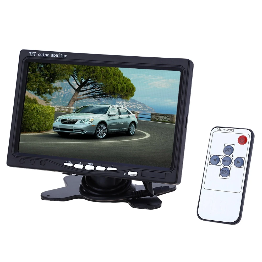 

Car Surveillance Camera 7 Inch Universal Car Headrest TFT LCD Screen Monitor With Automatically Shifted Image When Car Reversed