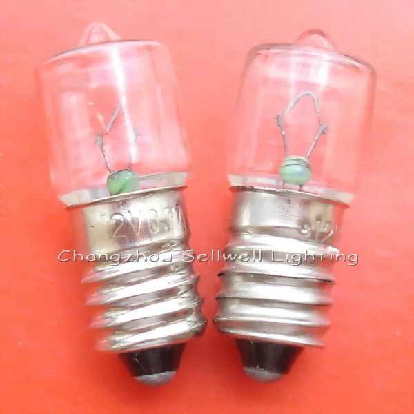 

Miniature light 12v 0.7a E10 A606 NEW 10pcs sellwell lighting