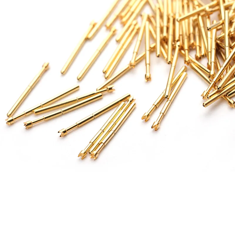 PA75-Q2 Gold-Plated Test Tool Outer Diameter 1.02mm Length 16.5mm Spring Test Probe For Testing Circuit Board Instruments