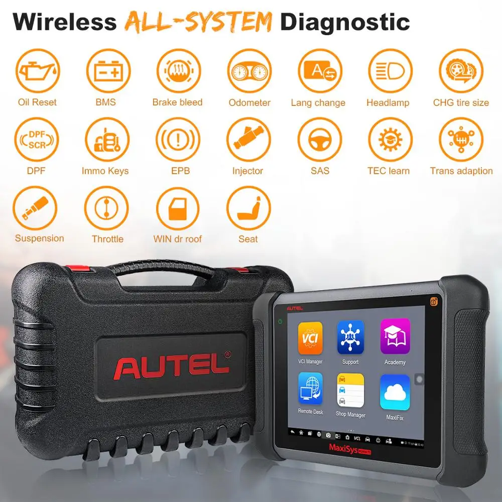 Autel MaxiSys MS906TS TPMS Программирование автомобиля диагностический инструмент AUTEL OBD2