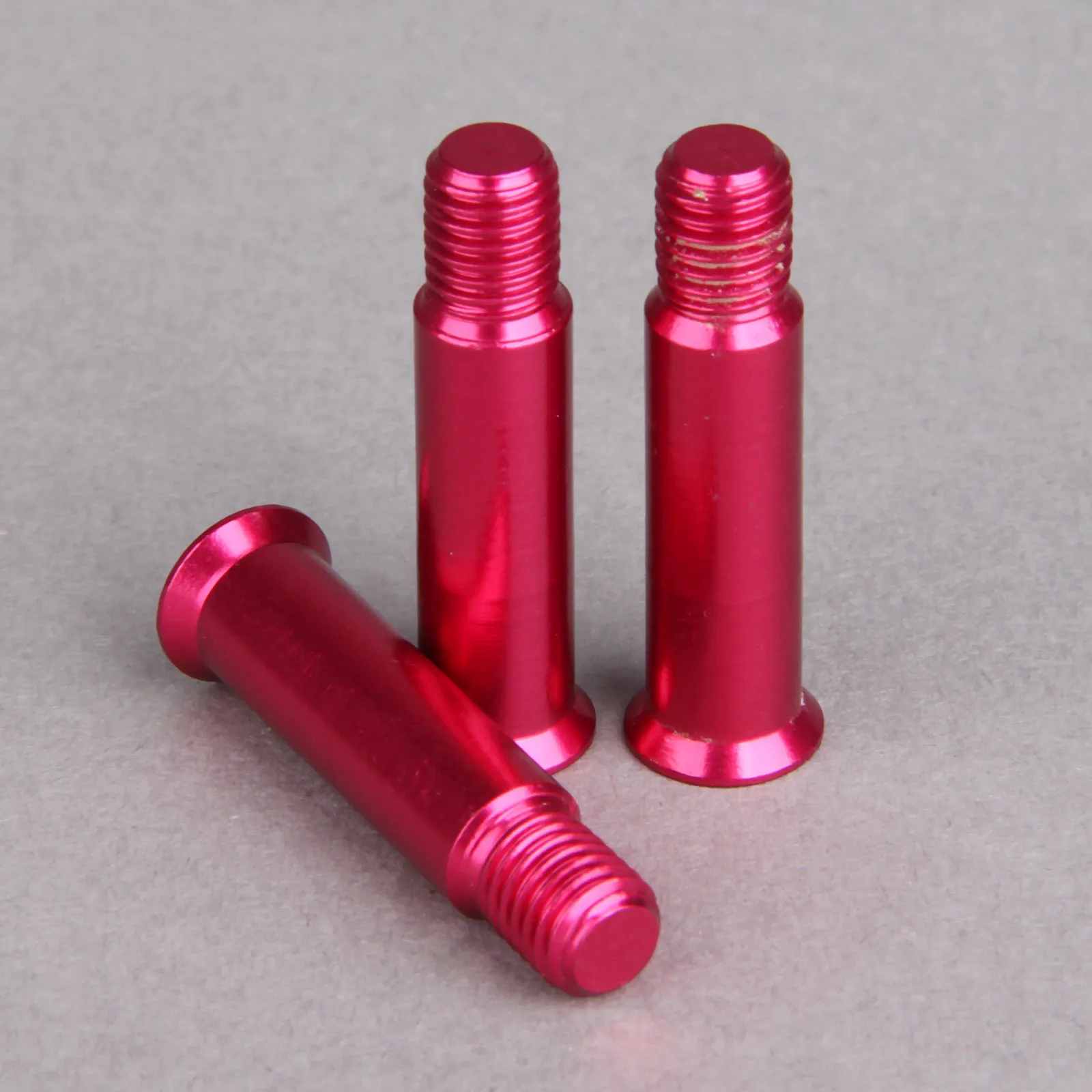 Gohantee الأحمر الرول سكيت أحذية تزلج أحذية اكسسوارات 8 قطع الألومنيوم مسامير 34 ملليمتر x 8 ملليمتر ضياء سرعة مضمنة تزلج المسمار مسمار المحور