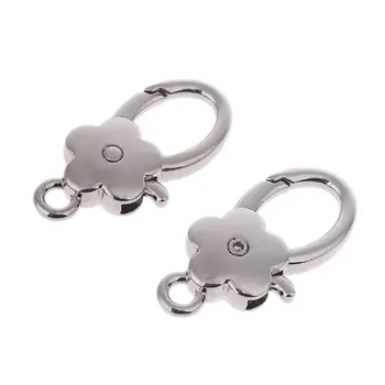 

Bag Accessories Handbags Clasps Handle Flower Lobster Metal Clasp Swivel Trigger Clips Snap Hooks Key Rings Keychains