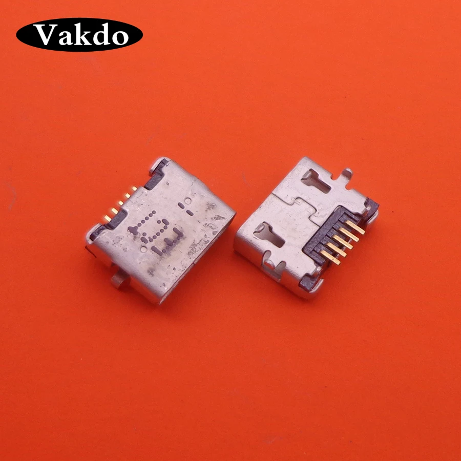 5 шт./лот мини микро USB зарядный порт док разъем Гнездовой запасные части для