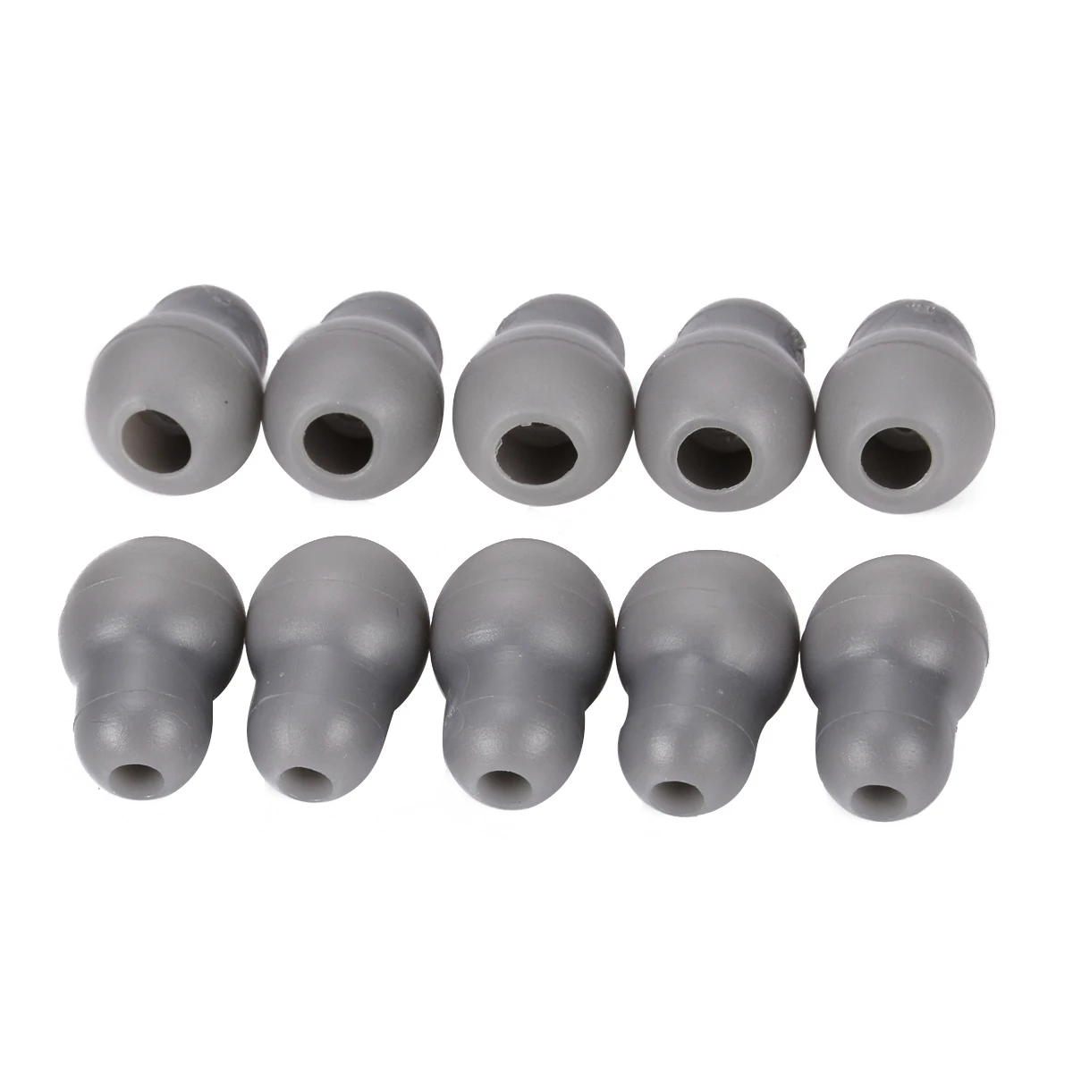 10pcs/Set Gray Silicone Stethoscope Earplug Comfortable Soft Eartips Earpieces for Littmann Stethoscope 13*20mm