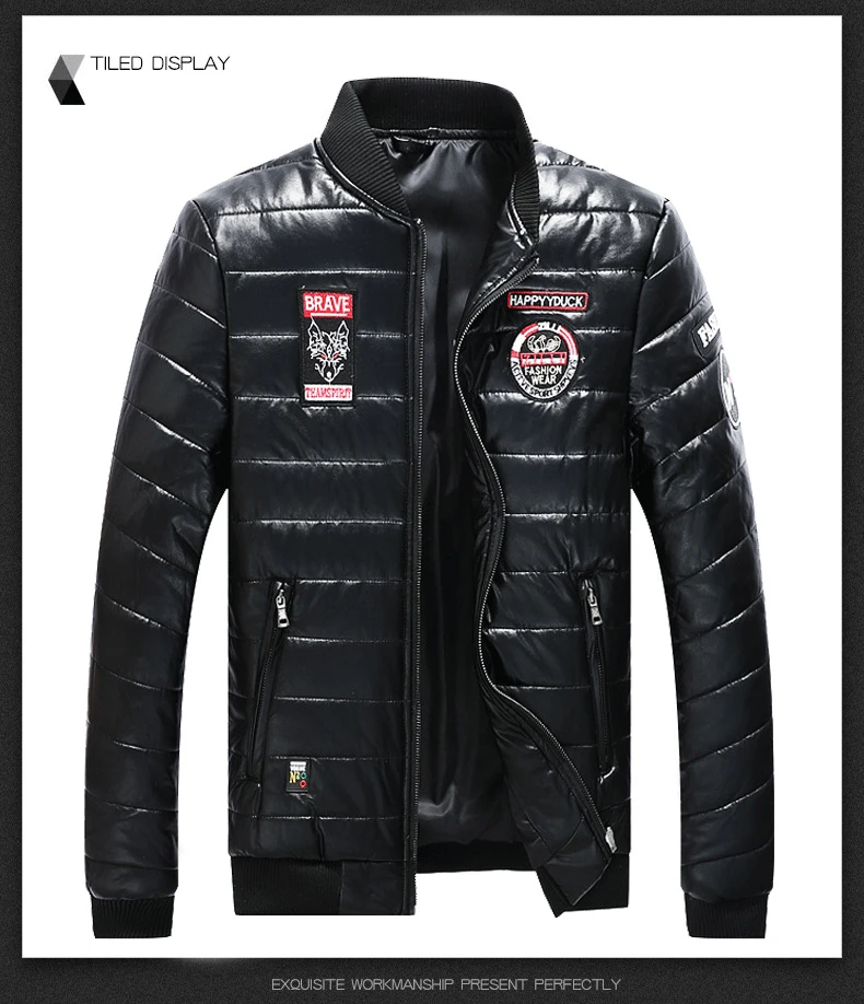 XIYOUNIAO мужская кожаная замшевая куртка размер M~ 7XL 8XL мотоциклетная мужская зимняя куртка-бомбер из искусственной кожи Верхняя одежда Пальто из искусственной кожи
