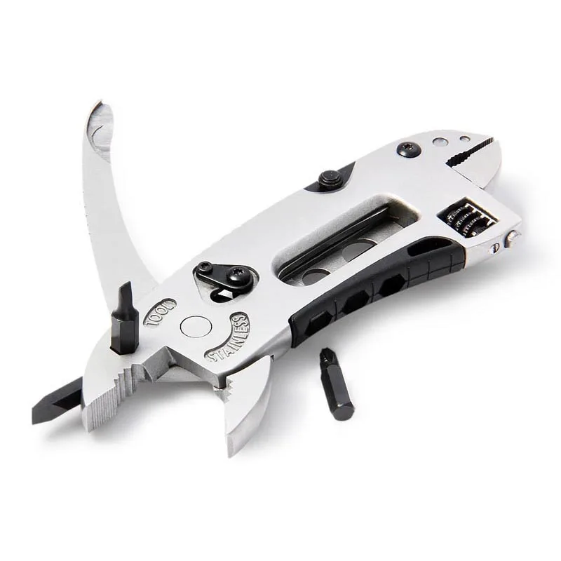 

Multi-function Wrench Jaw + Screwdriver + Pliers + Knife Hand Tool Set Multipurpose Portable Hand Tools