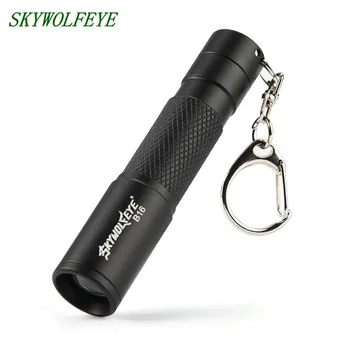 

2019 Mini XPE Q5 LED Flashlight Torch Pocket Light Waterproof AAA Battery Power wholesales #NS27