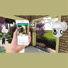 Wifi камера наружная Ptz Ip камера 1080p скоростная купольная Cctv Камера Безопасности s Ip камера Wifi Внешняя 2mp Ir Home Surveilance US Pl