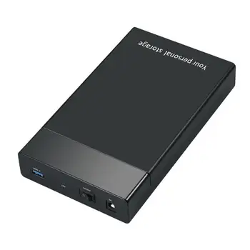 

USB3.0 to 3.5 inch SATA External Hard Drive Enclosure 5Gbps Case Cover for Notebook 3.5/2.5" SATA Hard Driver EU/US/UK Plug