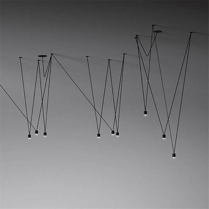 

Nordic vibia Line Geometric Led Pendant Light DIY adjustable Match Design Line Geometric Hanging Lamps Home Decor Light Fixture