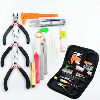 

19pcs/set Jewelry Making Tools Kit Hand Tools Pliers Beading for Hobbies Crafts with Case