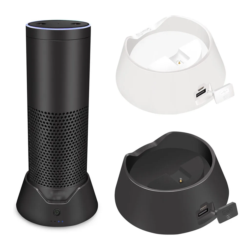 

Portable Wireless Bluetooch Speaker Universal USB Dock Base Charger With Charging Data Cable For Amazon Echo For Travelers